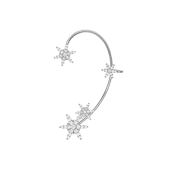 Snowflake Ear Cuff Earring｜(Sliver/Gold)