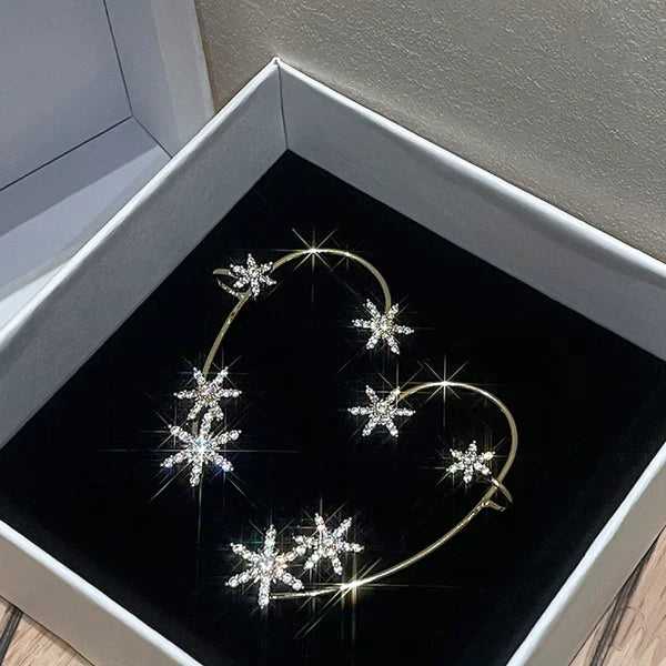 Snowflake Ear Cuff Earring｜(Sliver/Gold)